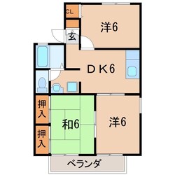 サンポートＣの物件間取画像